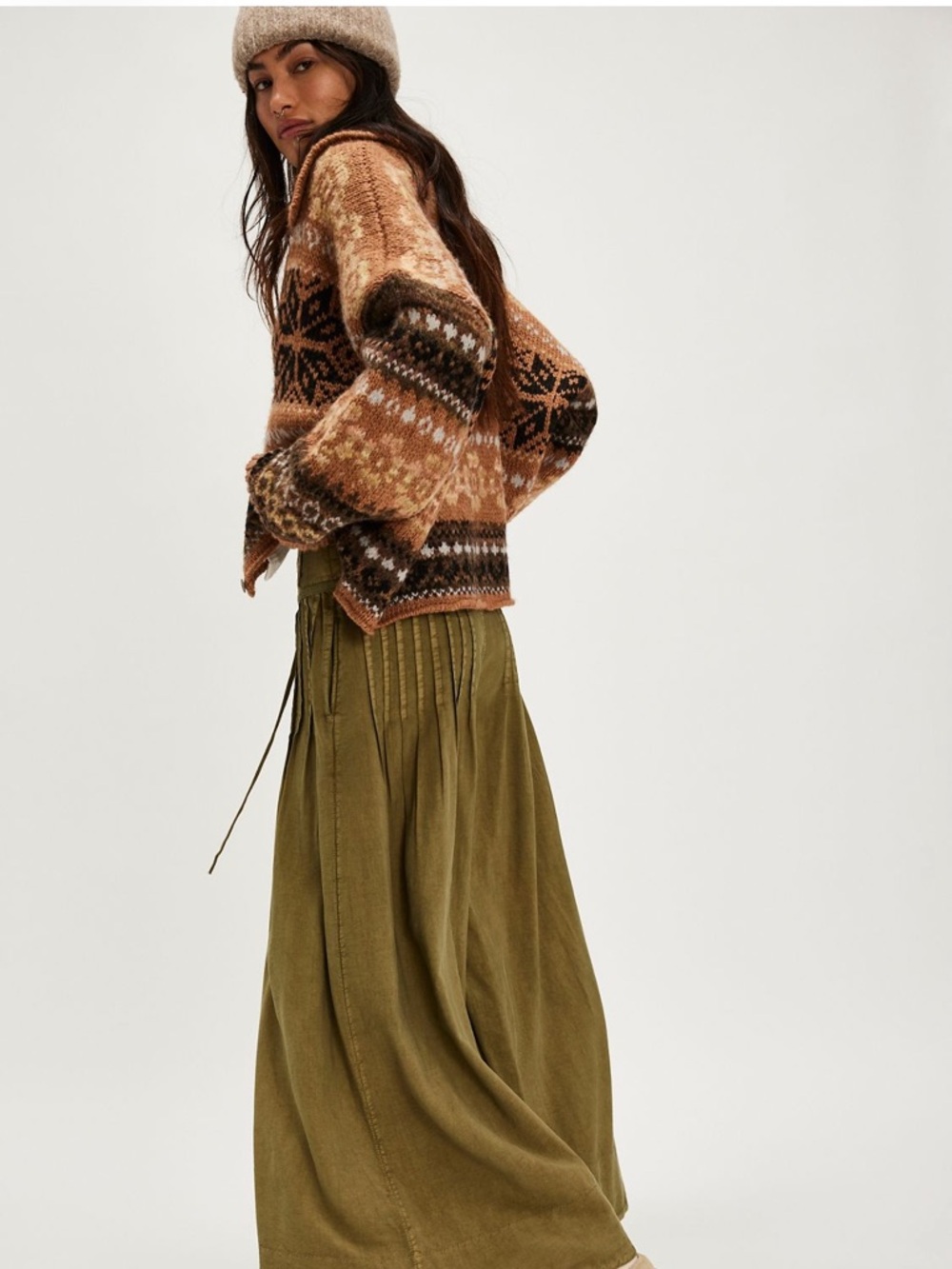 NWT  Free People FAUNA Wide Leg Trousers sz12